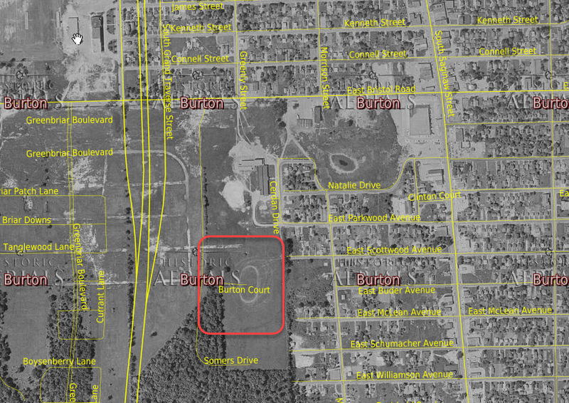 Flint Motor Speedway - 1957 Aerial Fits Description From Ad (newer photo)